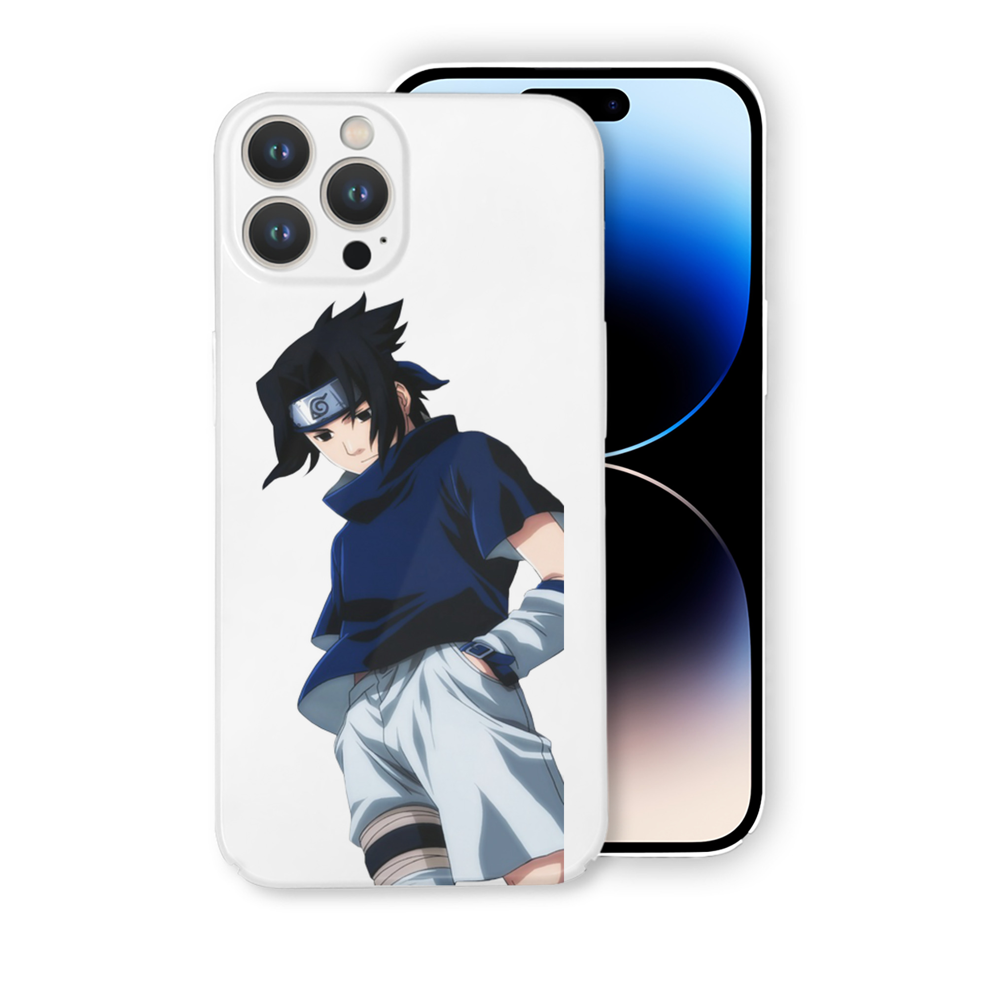 （画像用） NARUTO -ナルト- うちは サスケ Uchiha Sasuke 【iPhone 14シリーズ対応】ハードケース